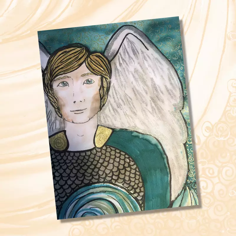 Healing Through Art - Archangel Raphael - The Barley Moon