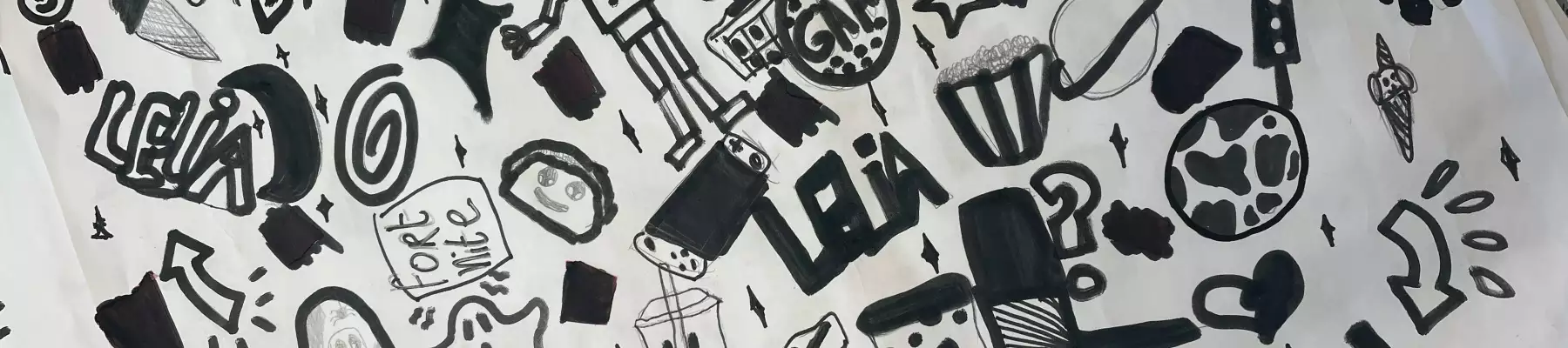 Community Art Project: Doodle Mural